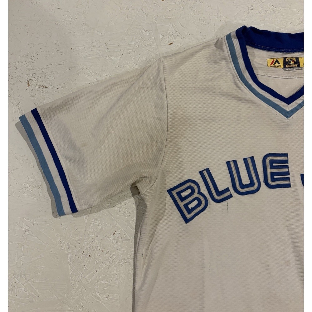 Majestic Cool Base Toronto Blue Jays Cooperstown Collection Jersey Mens‎ Medium - Picture 4 of 14